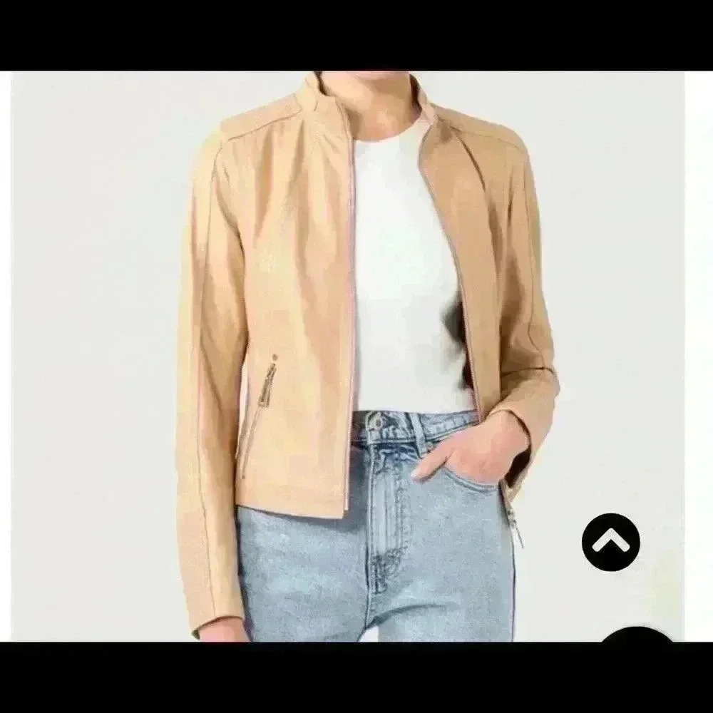 Bagatelle Brown leather jacket.